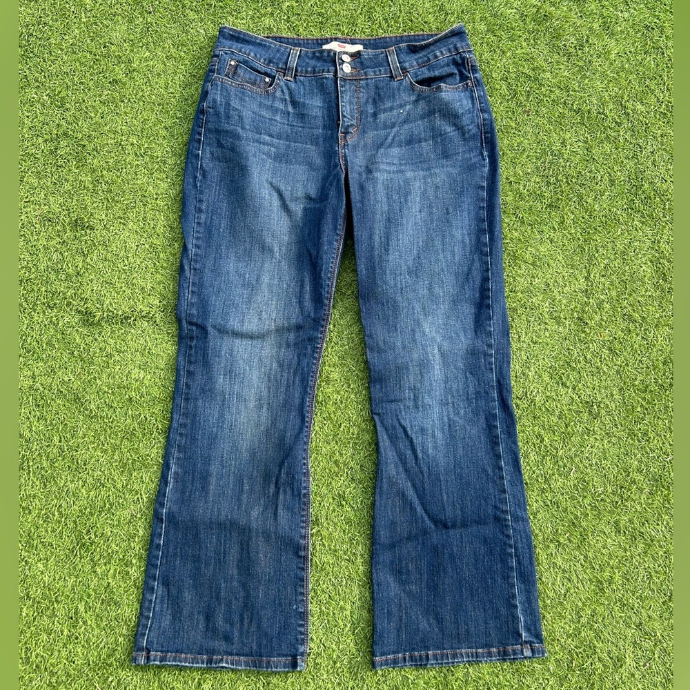 Women's Levi’s 526 Slender Boot Blue Jeans